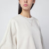 Entire Studios Oversized white crewneck sweatshirt