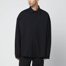  Entire Studios Black wool-blend shirt