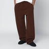 Entire Studios Dark brown cotton joggers