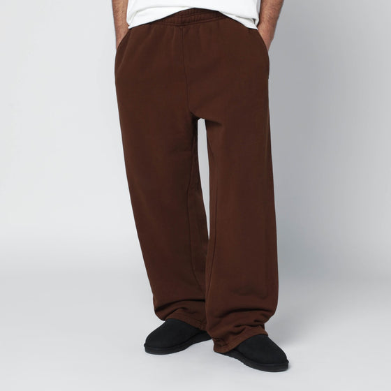 Entire Studios Dark brown cotton joggers