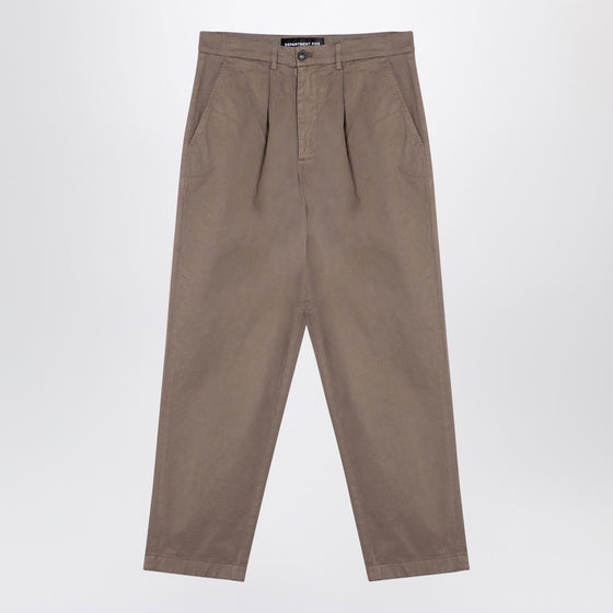 DEPARTMENT 5 Dove-coloured cotton trousers