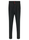 Kiton Red Button Pants