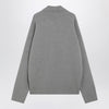 Ami Paris Ami De Coeur grey polo sweater