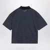 Blue/white striped Ami de Coeur polo by Ami Paris