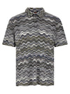 Missoni Irregular Zigzag Polo Shirt