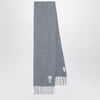 Ami Paris Grey Ami de Coeur scarf