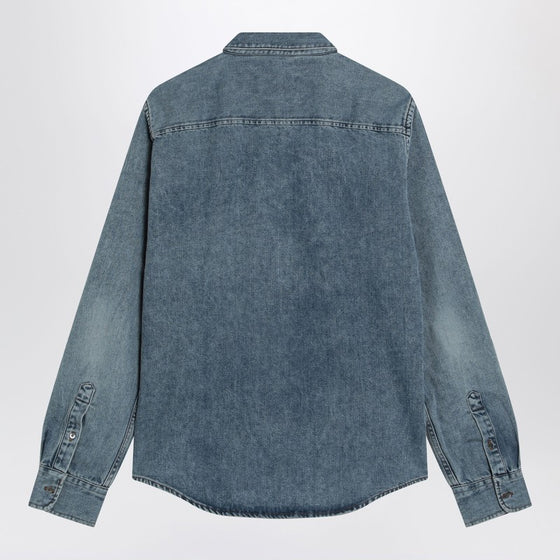 Ami Paris Ami De Coeur shirt in denim