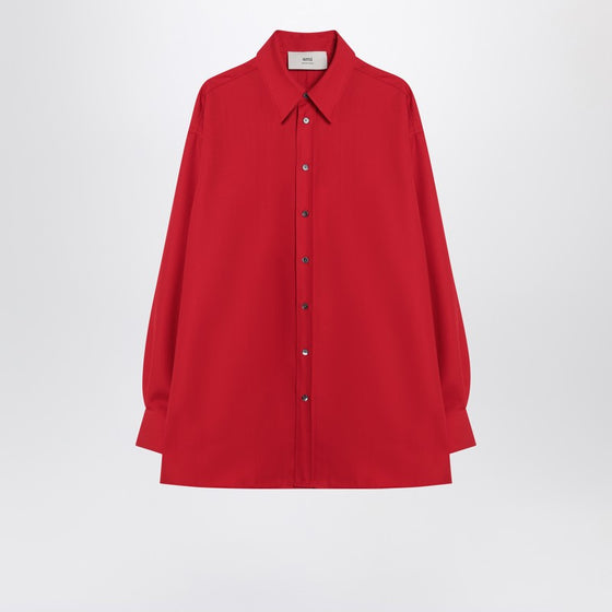 Ami Paris Red wool shirt