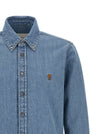 Ami Paris Ami De Coeur Denim Shirt