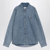 Ami Paris Denim Ami De Coeur shirt
