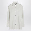 Ami Paris Ivory corduroy shirt