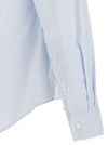 Ami Paris Ami De Coeur Blue Stripes Shirt