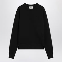  Ami Paris Black Ami De Coeur crewneck sweatshirt