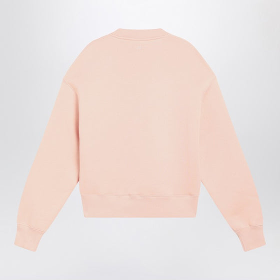 Ami Paris Blush pink Ami De Coeur sweatshirt