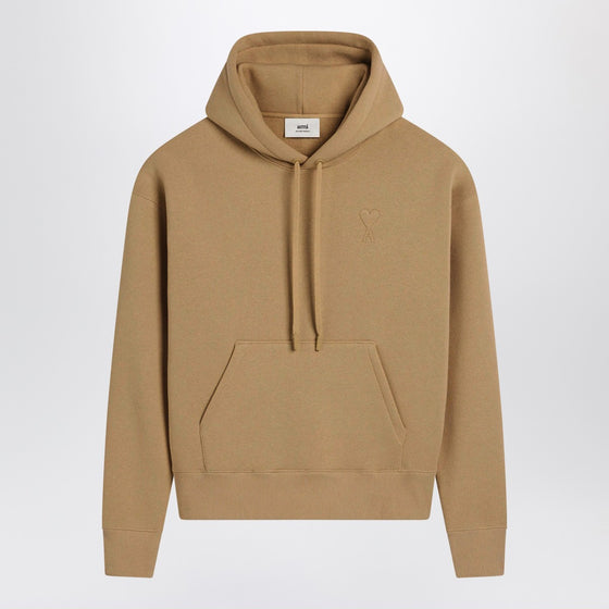 Ami Paris Camel Ami De Coeur hoodie