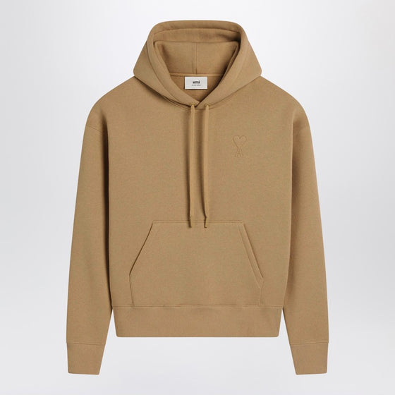 Ami Paris Camel Ami De Coeur hoodie