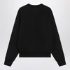 Ami Paris Black Ami De Coeur crew neck jumper
