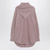 Ami Paris Cherry-coloured striped bandana shirt