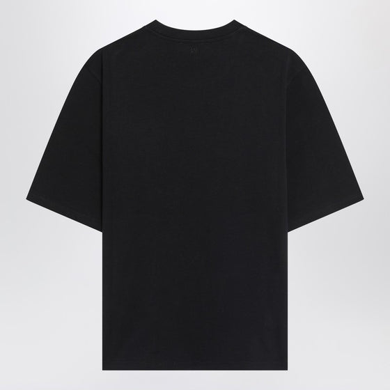 Ami Paris Black Ami De Coeur T-shirt