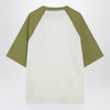 Ami Paris White/matcha Ami De Coeur T-shirt