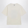 Ami Paris Cream white T-shirt in heavy cotton jersey