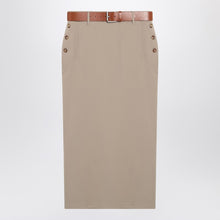  Moschino Jupe with beige wool skirt