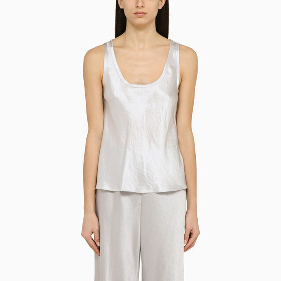 Vince Pearl grey acetate tank top