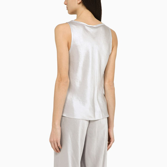 Vince Pearl grey acetate tank top