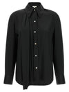Vince Black Scarf-tie Shirt