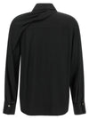 Vince Black Scarf-tie Shirt