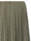 Vince Green Houndstooth Pleated Skirt