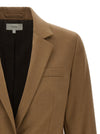 Vince Brown Wool Single-breasted Blazer