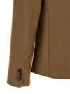 Vince Brown Wool Single-breasted Blazer