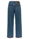 Valentino Garavani Floral Insert Jeans
