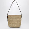 Manebí Raffia and leather crossbody bag