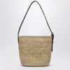 Manebí Raffia and leather crossbody bag