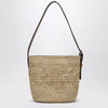 Manebí Raffia and leather crossbody bag