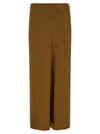 Vince Green Satin Pencil Skirt