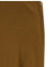 Vince Green Satin Pencil Skirt