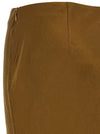 Vince Green Satin Pencil Skirt