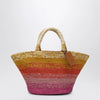 Manebí Sunset Glow Panier bag in raffia