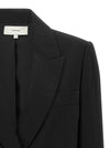 Vince Double-breasted Black Crêpe Blazer