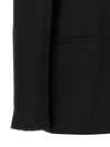 Vince Double-breasted Black Crêpe Blazer