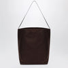 VALESQUE Bucket tote bag in brown nylon