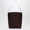 VALESQUE Bucket tote bag in brown nylon