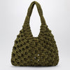 Hibourama Vannifique Big Bag in Khaki Velvet