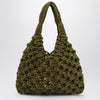 Hibourama Vannifique Big Bag in Khaki Velvet