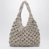 Hibourama Vannifique Crystal Bag in Ivory Velvet