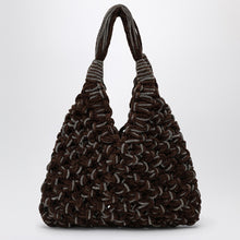  Hibourama Vannifique Crystal Bag in Brown Velvet