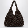 Hibourama Vannifique Crystal Bag in Brown Velvet